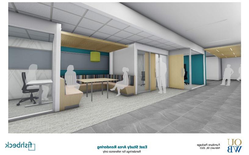 An image of the east study area rendering